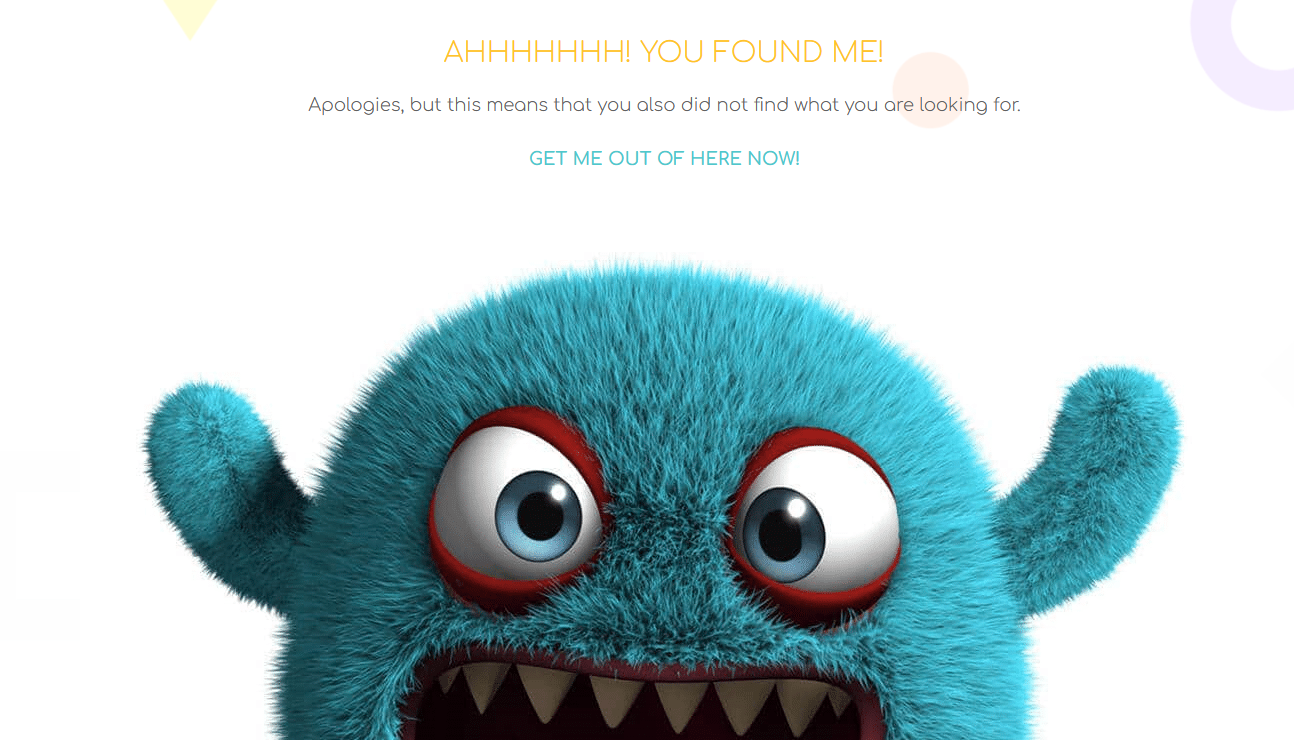 Custom WordPress 404 Error Page