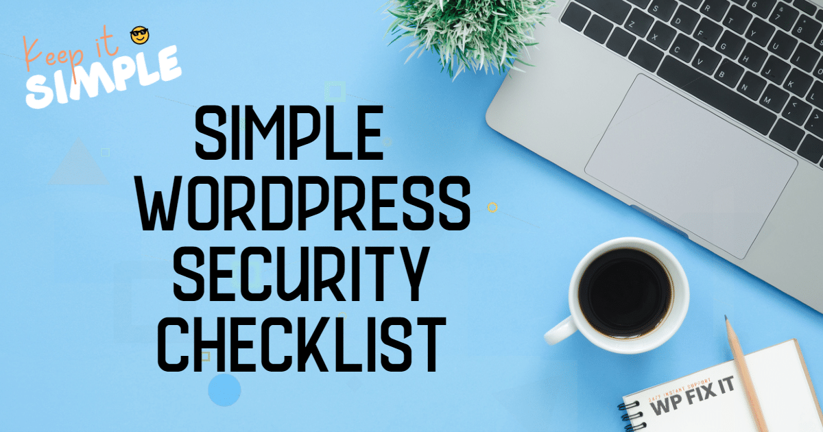 WordPress Security Checklist