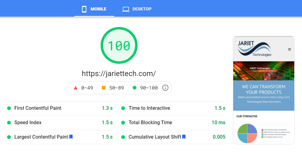 Google Core Web Vitals Mobile Before Test 1 1 1 1