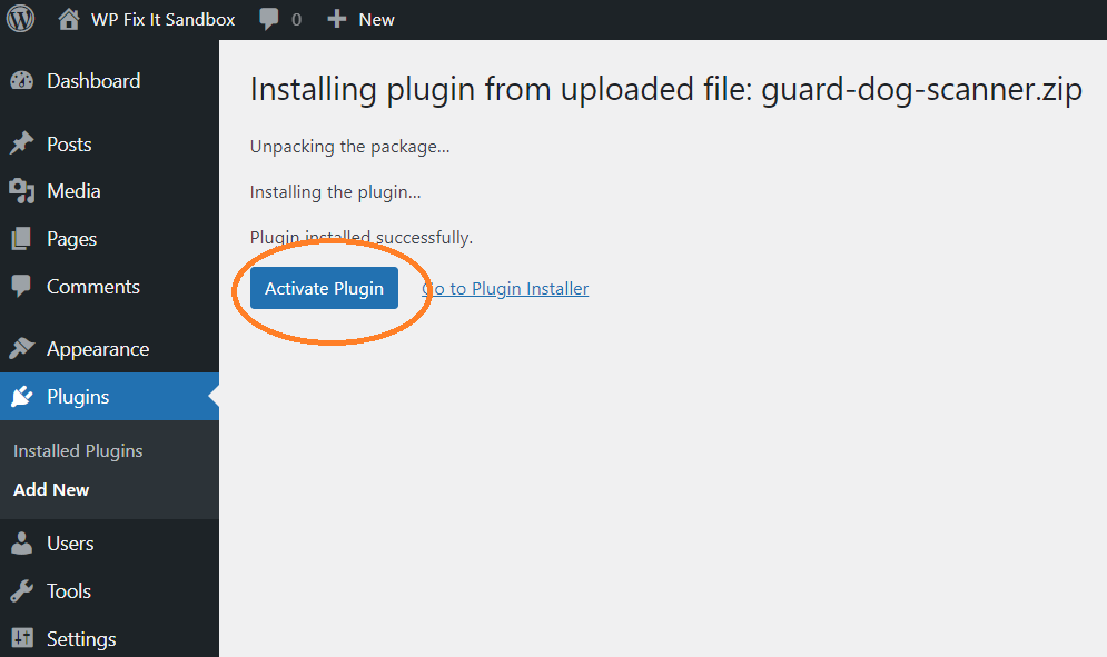 FREE WordPress Security Scanner Plugin